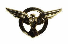 AGENT CARTER Eagle 1 3/4" Wide Metal Enamel Costume Pin