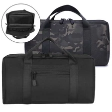 Tactical Pistol Case Padded Handgun Gun Range Bag with Magazine Storage Holder