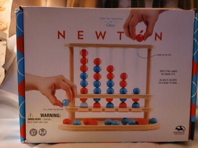 Newton Board Game STEM Kids Marbles Brain Workshop Physics Connect4 2 Player 8+ 
