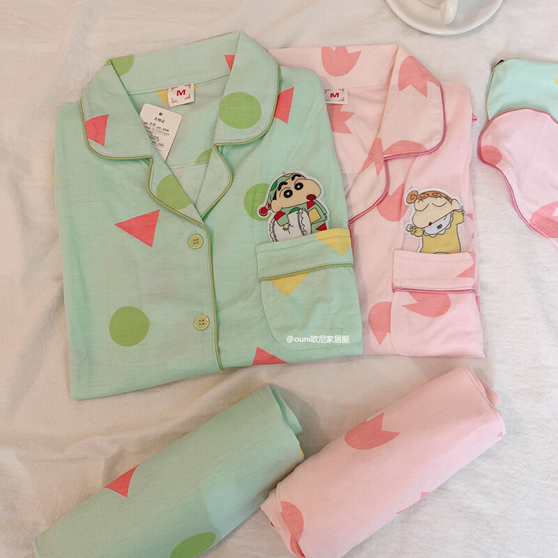 Crayon Shin-chan lounge pijamas Homewear Set ropa de estilo de
