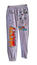 Women's Mickey Mouse Embroidered Graphic Jogger Sweatpants Size S Never Worn