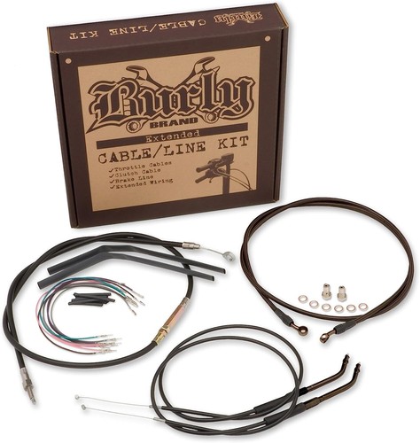 Kit de línea de cable/freno extendido Burly para manillar Burly Ape de 18 pulgadas | B30-1020 - Imagen 18 de 19