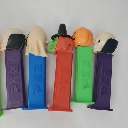 Distributeurs Halloween Pez Lot de 8 fantômes sorcière doc crâne Jack O lanterne - Photo 13/17