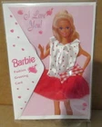 BARBIE....1995 VALENTINE GREETING CARD WITH FASHION ....NEW