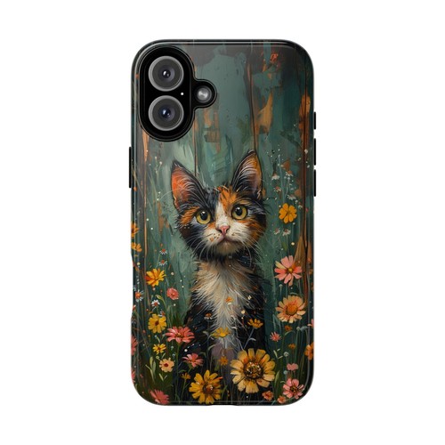 For iPhone | Samsung Galaxy | Pixel Phone Case - Calico Cat Flowers Pastel - 第 25/256 張圖片