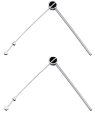 2 ALTALINE BICYCLE 106MM LONG BRAKE LINK WIRE B-106 Z-TYPE SILVER/BLACK.