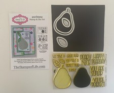 The Stamps of Life PEAR2STAMP Stamp Set  Matching Dies