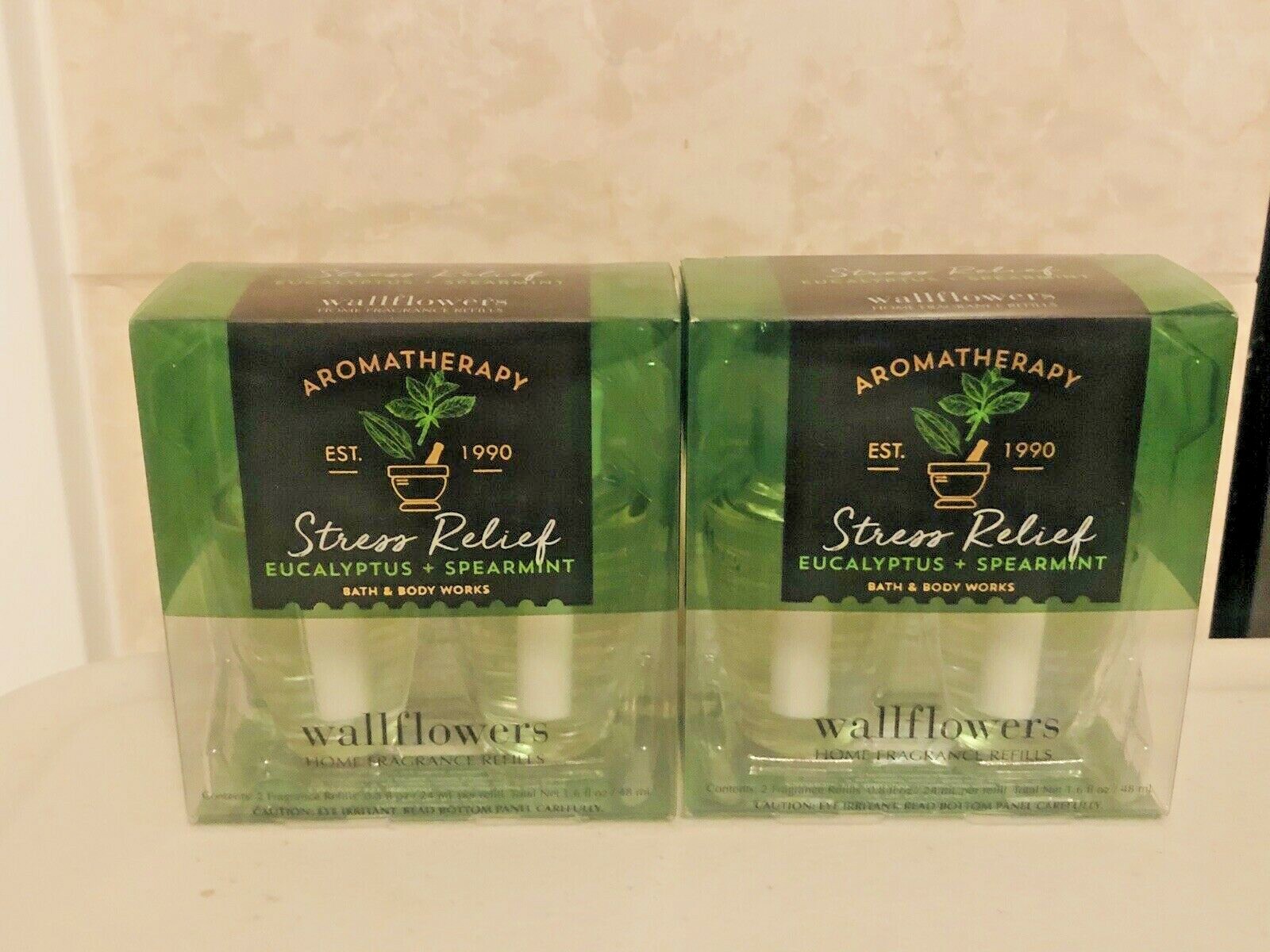 Bath & Body Works Eucalyptus Spearmint Stress Relief Wallflowers Bulb 2