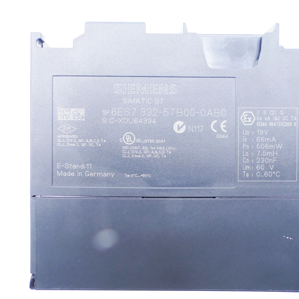 SIEMENS 6ES7332-5TB00-0AB0 6ES7 332-5TB00-0AB0 Analogausgabe FS: 11 -used- - Bild 4 von 4