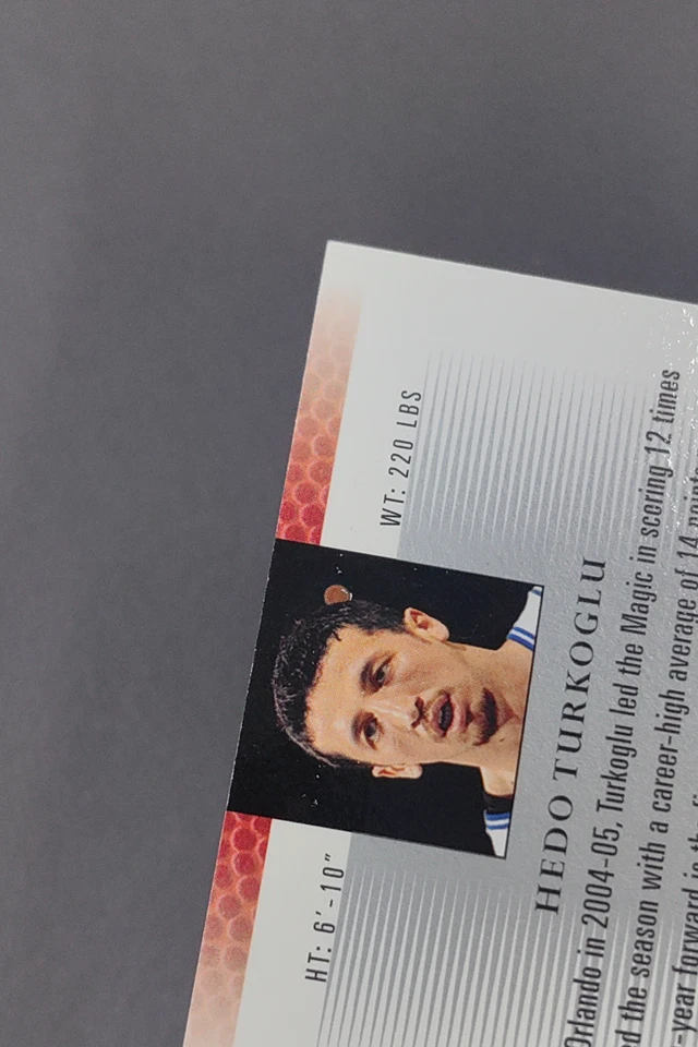 2005-06 Upper Deck Ultimate Hedo Turkoglu Red /50 #94 Magic - Image 4 of 4