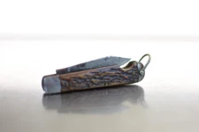 1930's Camillus   "Easy Open" Bone Pocket Knife Rare 2 Blade