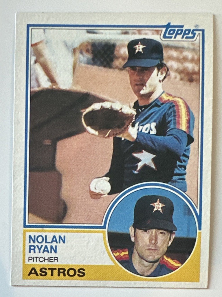 1983 Topps Nolan Ryan Astros #360