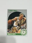 1990-91 NBA HOOPS Autographed Vintage Larry Bird Celtics HOF