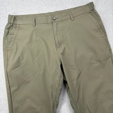 Jack Archer Jetsetter Pants Mens 36x26.5 (Actual) Olive Green Chinos Performance