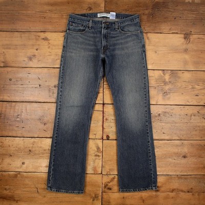 Levis 527 Jeans 34x34 Damen Blau Slim Bootcut Low Rise Boot Cut Denim