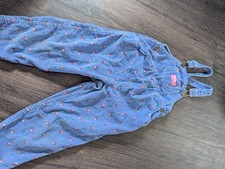 RARE Osh Kosh Floral Overalls 5 Years VINTAGE