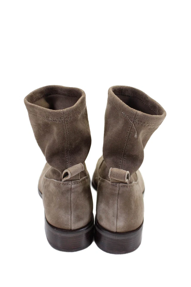 Botines pulóver forrados con textura de gamuza marrón talla 7 Louise et Cie para mujer Foto 3 de 4