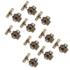 10Pcs Antique Home Furniture Door Stoppers Cupboard Cabinet Door Roller Latch
