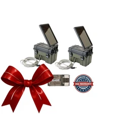 Stealth Cam HME-12VBBSLR Solar Auxiliary Power Pack 2-Pack Universal