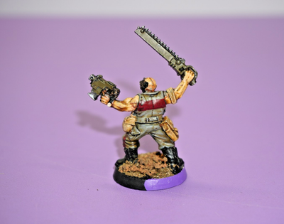 WARHAMMER 40K MILITARUM, Catachan lourde metal classic jungle heavy, bolter team EUR 35,00 - FR