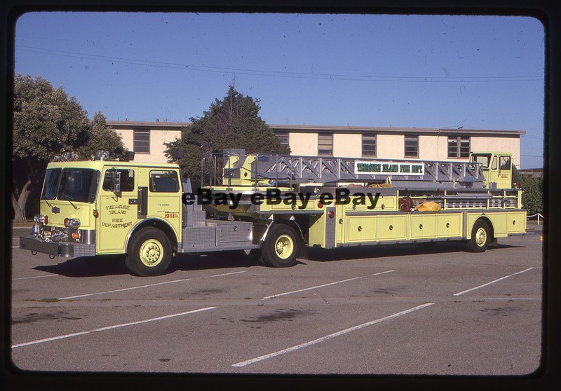 Treasure Island, CA Truck 1 1985 Pirsch Fire Apparatus Slide