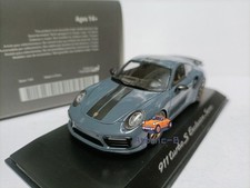 Spark 1:43 Original Porsche 911 Turbo S Exclusive Grey Sports Car Model  NIB
