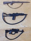 Vintage Star Wars Jedi Original Prune Face Rifle And 2 Other Original Blasters