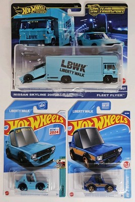 Hot Wheels Liberty Walk Combo - 3x Nissan Skyline 2000GT-R LBWK | eBay