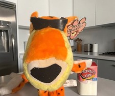 Chester Cheetah Vintage 2001 Cheetos Plush Stuffed Toy with Shoes and sunglasses
