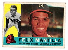 1960 Topps - #19 Felix Mantilla
