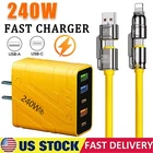 240W Fast Charging Type-C Wall Charger Block For iPhone 17e 16 15 14 Pro Max 13