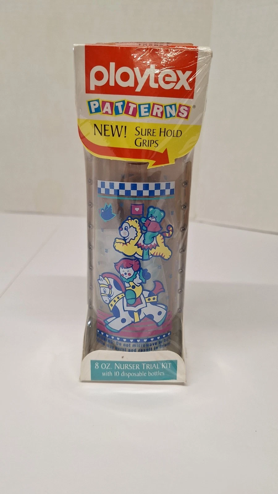 Vintage 90's Playtex Nurser Kit Drop In Baby Bottle Patterns Horse Bear
Opens in a new window or tab