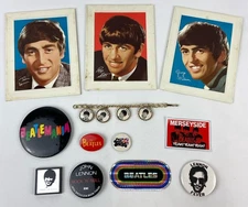 Vintage Original 1964 Beatles bracelet NEMS, LOT With Pins 1964 Photos And More!