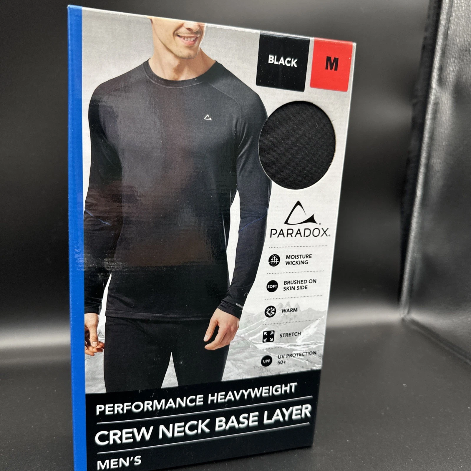 Paradox Shirt Mens Size Medium Performance Stretch Blend Crew Neck Base Layer