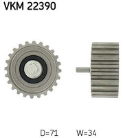 SKF Umlenk-/FüHrungsrolle, Zahnriemen Links Oben U.A. FüR Fiat, Iveco