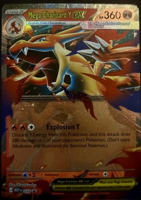 Mega Charizard Y ex 030 Me: Mega Evolution Promo Holo