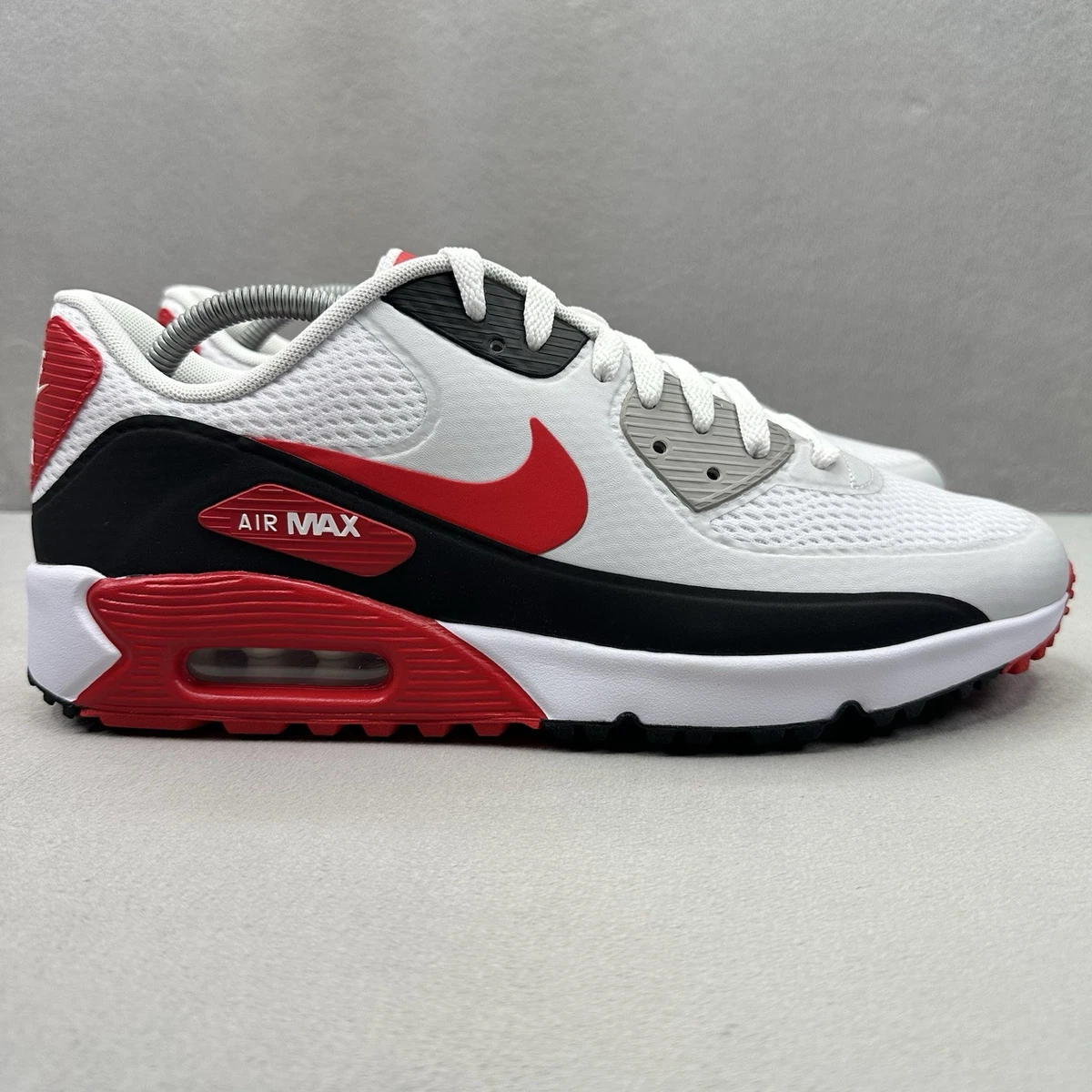 Nike Air Max 90 White Black University Red - огромный выбор по