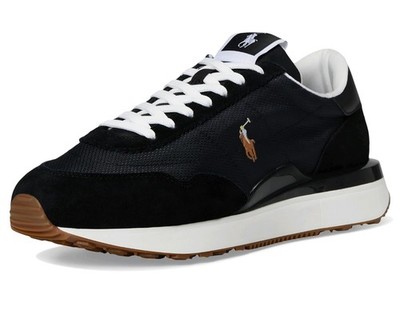 Polo Ralph Lauren Train 89 Suede-Paneled Sneakers US Mens Size 9 NEW