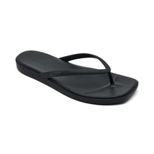 Women's Crocs Miami Flip-Flop Sandals Black