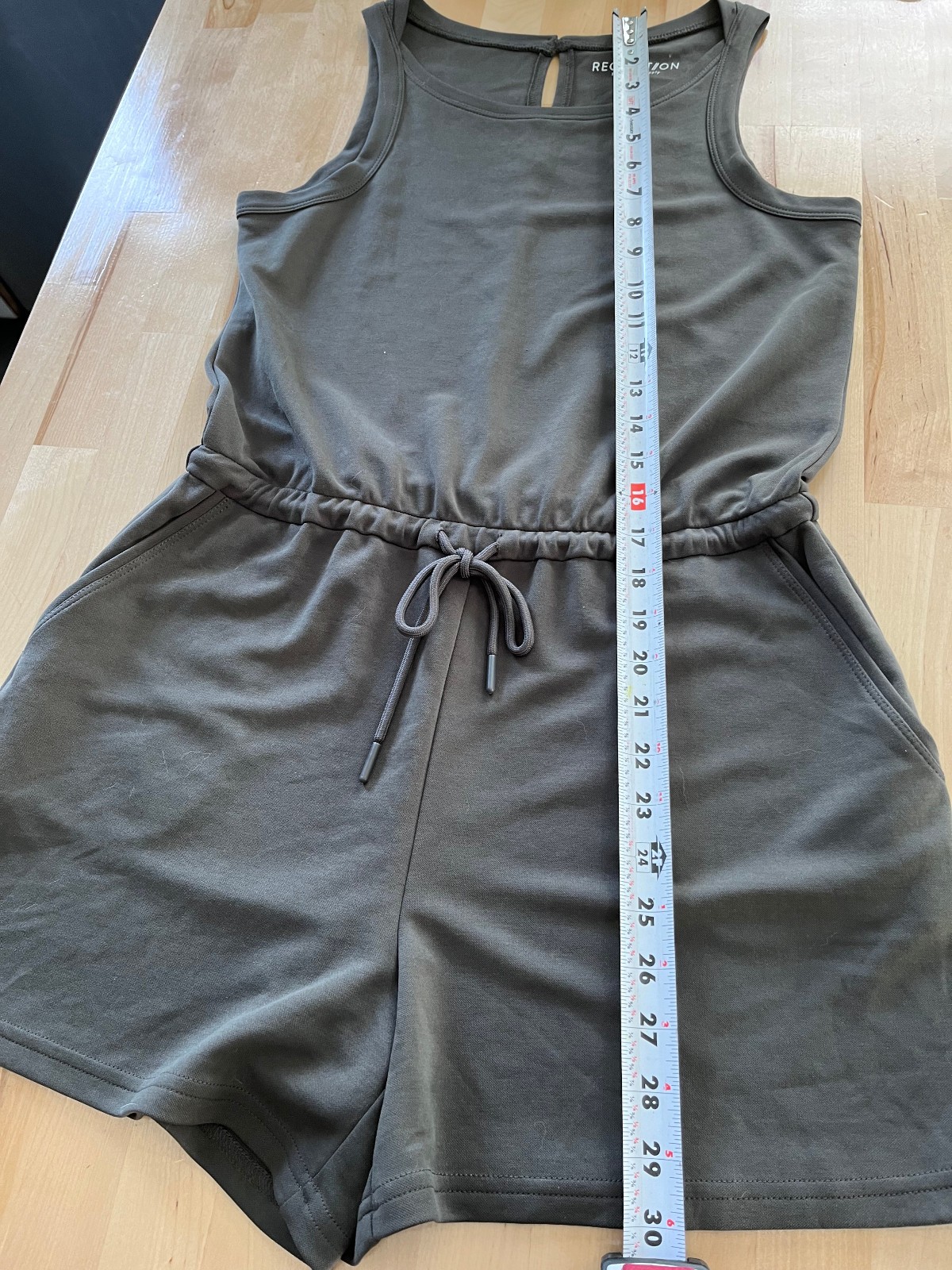 Recreation Thread & Supply GRAY Sleeveless Romper… - image 7