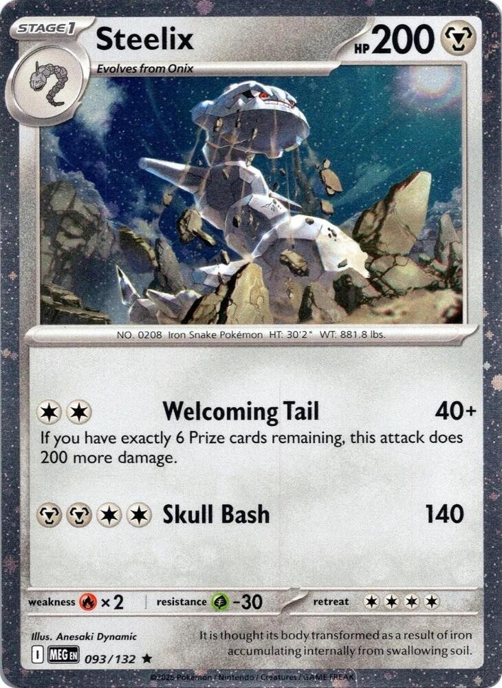 Steelix - (Cosmos Holo) Holo Rare Miscellaneous Cards & Products 093/132 NM