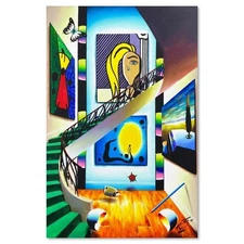 Ferjo, Original Oil Painting on Canvas, Hand Signed with Letter of Authenticity