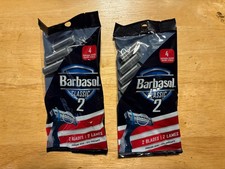 BARBASOL CLASSIC 2 RAZORS lot of 2 packs tota...