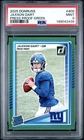 2025 Donruss Jaxson Dart Press Proof Green #400 PSA 9