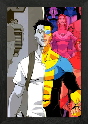 Invincible: Mark Grayson Transforma gerahmtes Wandbild Poster Leinwanddruck Bild