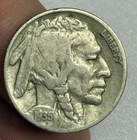 1935 DDR Buffalo Nickel Average Circulated Wheel Mark