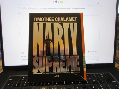 Marty Supreme 2025 A24 4K + Blu Ray DigiPack w/ POSTCARDS MINT DISCS PLS READ!!!