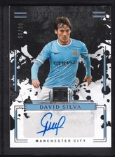 2024-25 DAVID SILVA 66/99 AUTO PANINI IMPECCABLE PREMIER LEAGUE IMMORTAL INK