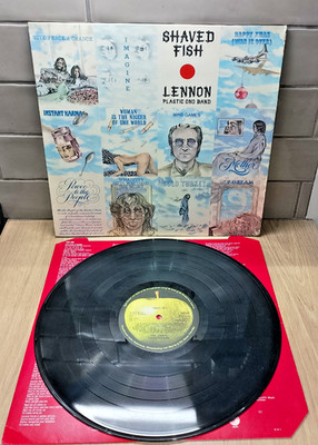 Vinyl LP Lennon, Plastic Ono Band - Shaved Fish 1975 VG/VG 2nd UK pressing Apple