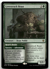 LP Lovestruck Beast #165 Throne of Eldraine ELD Magic MTG
